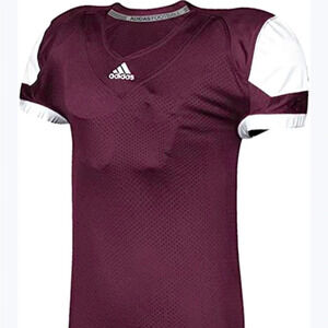 Adidas Press Coverage Football Jersey Practice Maroon NWT​​​